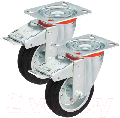 Комплект опор колесных для тележки складской Tellure Rota 535421K2 - фото