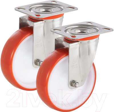 Комплект опор колесных для тележки складской Tellure Rota 604201K2 - фото