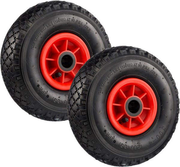 Комплект колес для тележки складской Стелла-техник 1120-255-2K2 - фото