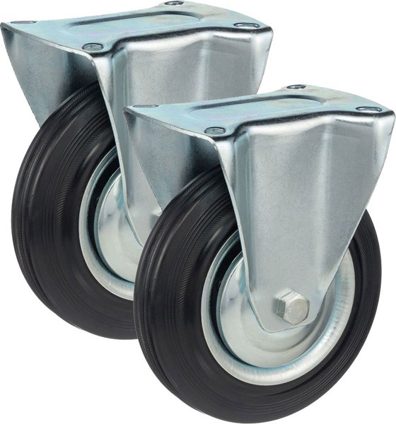 Комплект опор колесных для тележки складской Стелла-техник 4002-160K2 - фото