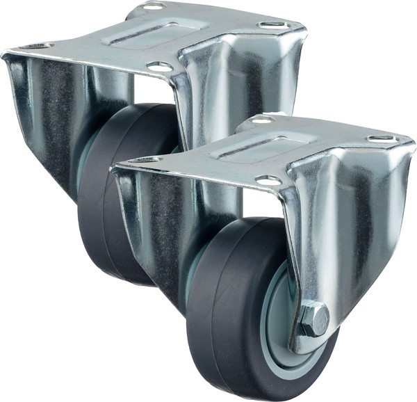 Комплект опор колесных для тележки складской Стелла-техник N48075TPRFK2 - фото