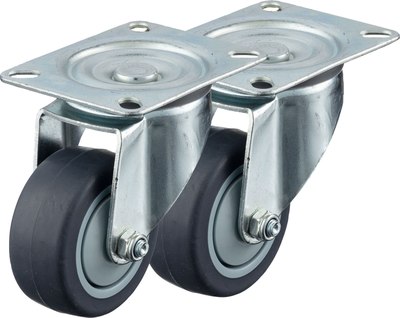 Комплект опор колесных для тележки складской Стелла-техник N48075TPRK2 - фото