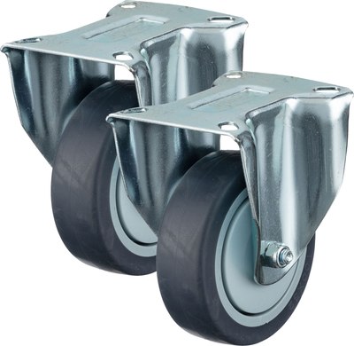 Комплект колес для тележки складской Стелла-техник N48100TPRFK2 - фото