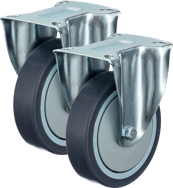 Комплект опор колесных для тележки складской Стелла-техник N48125TPRFK2 - фото