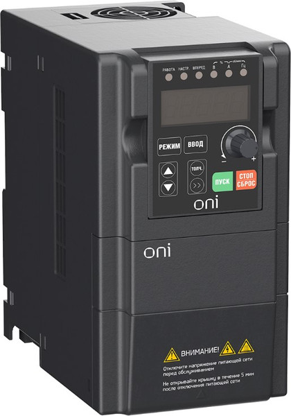 Частотный преобразователь ONI A150 380В 3ф 0.75кВт 3А / A150-33-075HT - фото