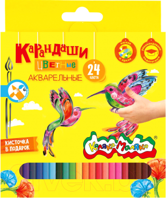 Набор акварельных карандашей Каляка-Маляка КАККМ24 - фото