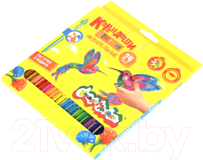 Набор акварельных карандашей Каляка-Маляка КАККМ24