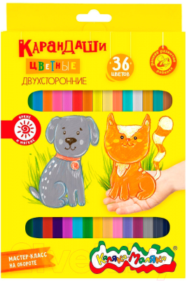 Набор цветных карандашей Каляка-Маляка КДКМ36 - фото