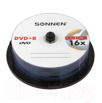 Набор дисков DVD-R Sonnen 4.7GB 16x