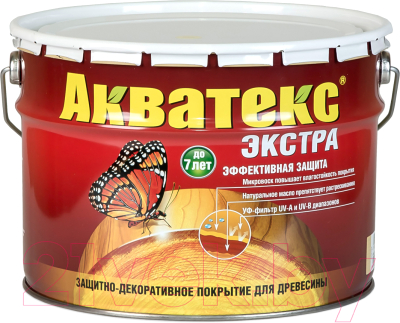 Защитно-декоративный состав Акватекс 2в1 - фото