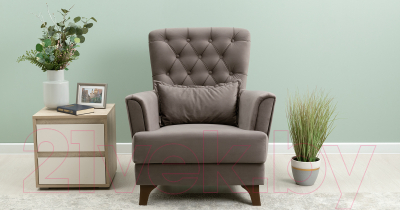 Кресло мягкое Нижегородмебель и К Ирис ТК 577