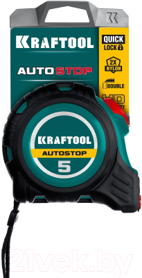 Рулетка Kraftool AutoStop 3412-5-25