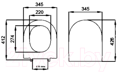 Сиденье для унитаза Sanita Best 17276557