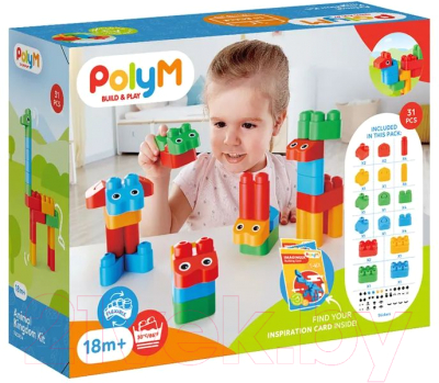 Конструктор PolyM Царство животных / 760004_HP - фото