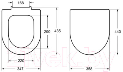 Сиденье для унитаза Roca Debba Round ZRU9307607
