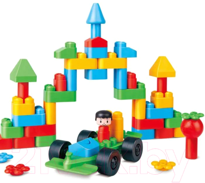 Конструктор PolyM Креативный город / 760007_HP (50эл) - фото