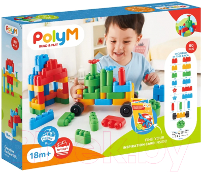 Конструктор PolyM Строитель / 760008_HP - фото