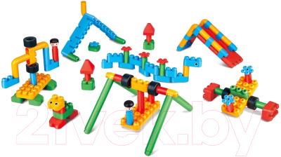 Конструктор PolyM Площадка приключений / 760011_HP (110эл) - фото
