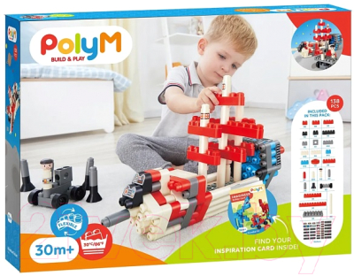 Конструктор PolyM Ракета для приключений / 760025_HP - фото