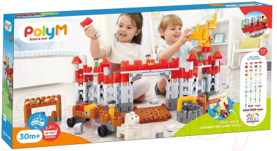 Конструктор PolyM Средневековый замок / 760026_HP (310эл) - фото