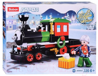 Конструктор Sluban Паровозик / M38-B0889A - фото