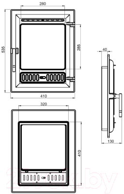 Дверца печная Everest Каминная 320