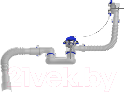 Сифон Aquant V655-25-MR