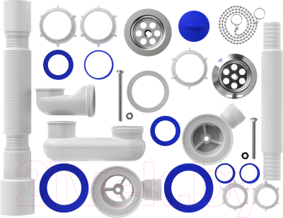 Сифон Aquant V655-25-MR