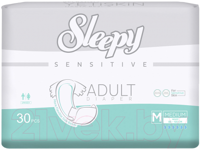 Подгузники для взрослых Sleepy Adult Diaper Medium - фото