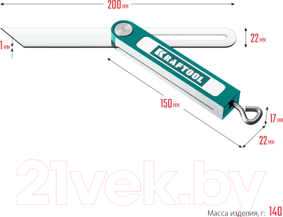 Угломер Kraftool Super-Bevel 34372