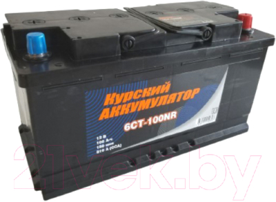 Автомобильный аккумулятор Курский Аккумулятор 6СТ-100 NR Euro R+ 810A - фото