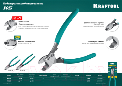 Кабелерез Kraftool KS-16 / 23333-16