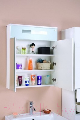 Шкаф с зеркалом для ванной Onika Сигма 60.01