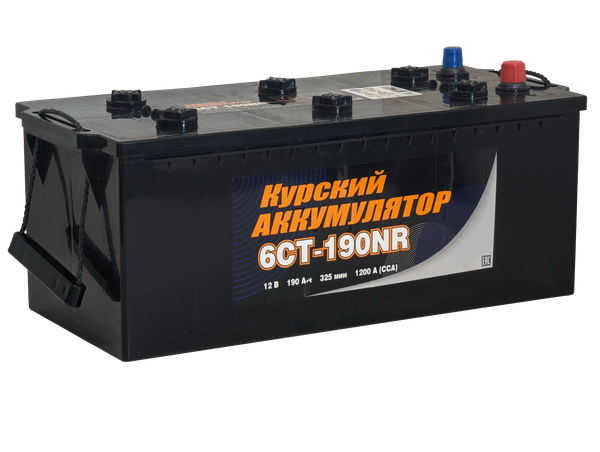 Автомобильный аккумулятор Курский Аккумулятор 6СТ-190NR 3 1200A клемма конус - фото