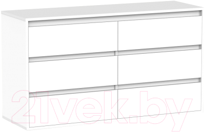 Комод Интермебель Рио-4 Р-004 (белый) - фото