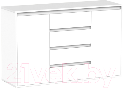 Тумба Интермебель Рио-5 Р-005 (белый) - фото