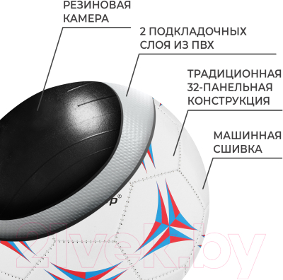 Футбольный мяч Onlytop 415734