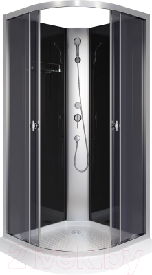 Душевая кабина Niagara Eco E90/13/TN/BK 90x90x200 - фото