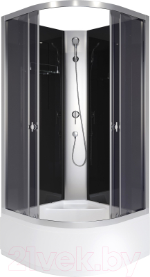 Душевая кабина Niagara Eco E90/40/TN/BK 90x90x195 - фото