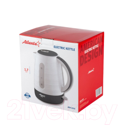 Электрочайник Atlanta ATH-2375 (белый)