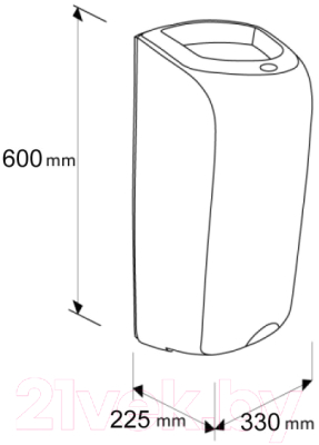 Мусорное ведро Merida KTS101