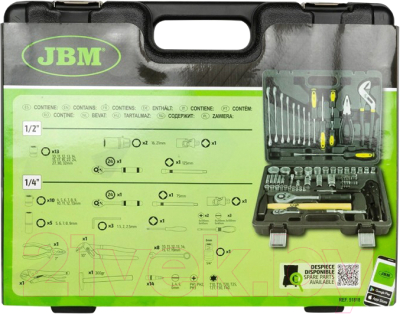 Универсальный набор инструментов JBM 51818 (72пр)