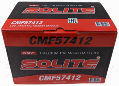 Автомобильный аккумулятор Solite CMF57412