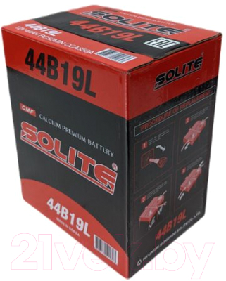 Автомобильный аккумулятор Solite 44B19L