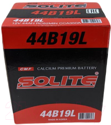 Автомобильный аккумулятор Solite 44B19L