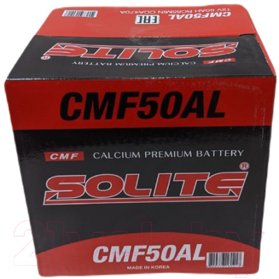 Автомобильный аккумулятор Solite CMF 50 AL
