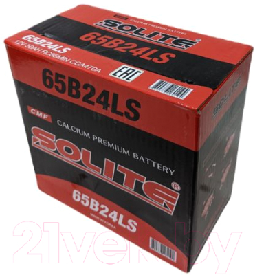 Автомобильный аккумулятор Solite 65B24LS