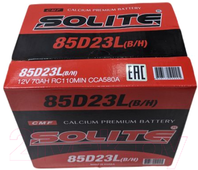Автомобильный аккумулятор Solite 85D23L B/H