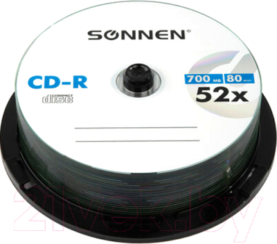 Набор дисков CD-R Sonnen 700Mb 52x