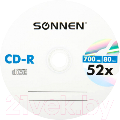 Набор дисков CD-R Sonnen 700Mb 52x